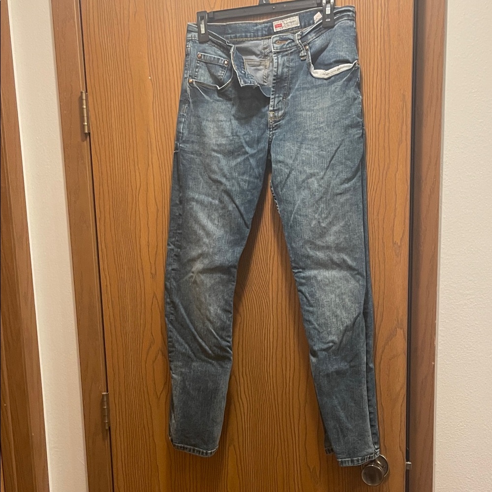 Wrangler Men's Blue Straight-Leg Jeans